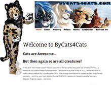 Tablet Screenshot of bycats4cats.com